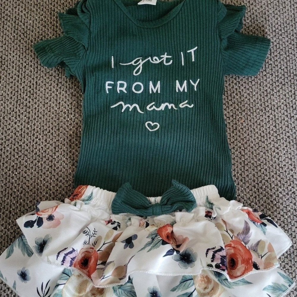 Baby girl 2 piece outfit